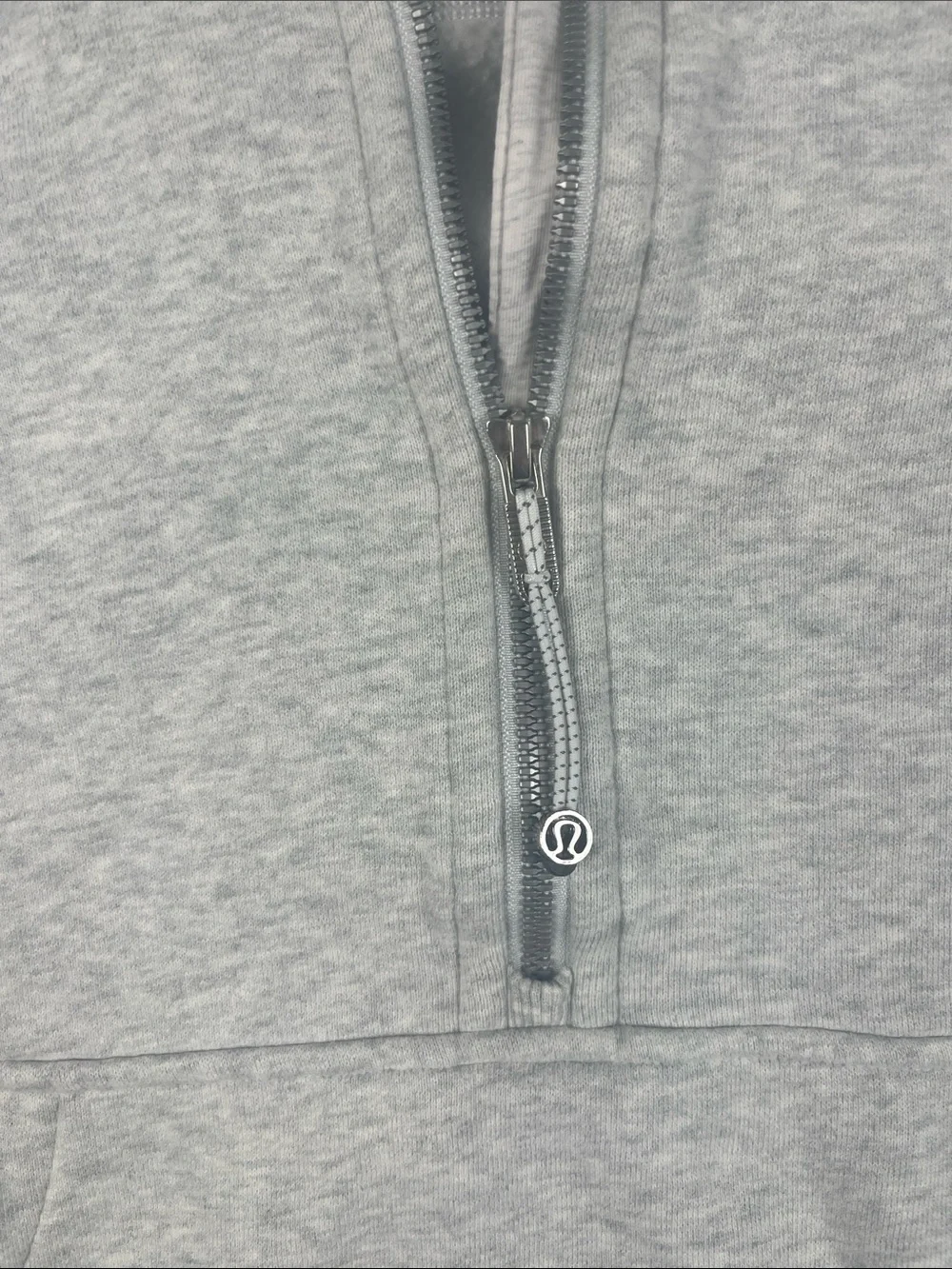 Lululemon Oversized Half-Zip heather gray scuba hoodie Size: XL/XXL